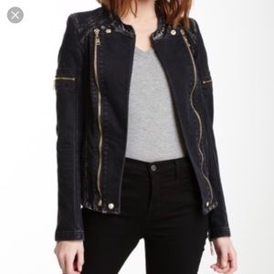 C Luce Black Denim Jacket